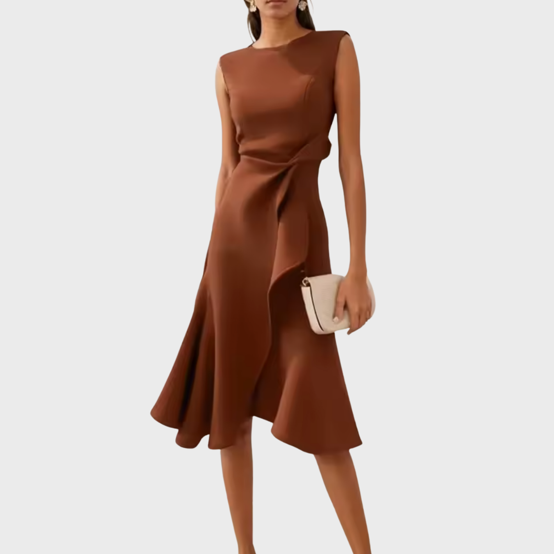 Sleeveless Classic Midi Dress | Day-to-Night