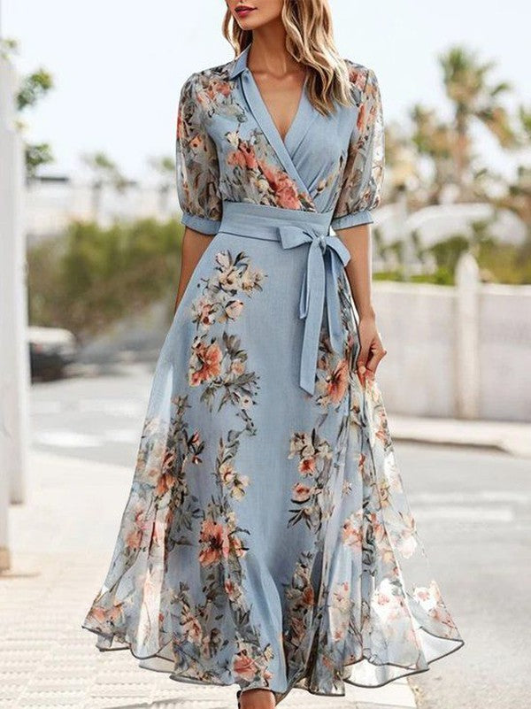 Clean-Cut Midi Dress | Flowing & Casual Style