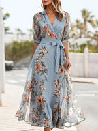 Clean-Cut Midi Dress | Flowing & Casual Style