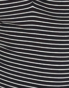 Women's Jersey Long Sleeve Top with V-Neckline in Black for Everyday Wear