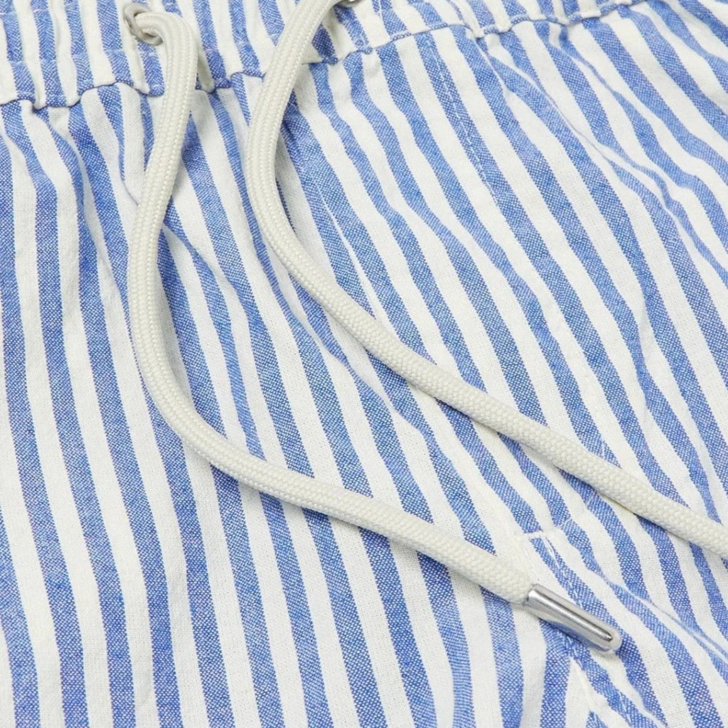 Timeless Riviera | Men's Shorts with Lightweight Linen Fabric | Striped Design for Effortless Summer Comfort