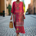 Flowing Boho Maxi Dress | Festival & Easy-Fit
