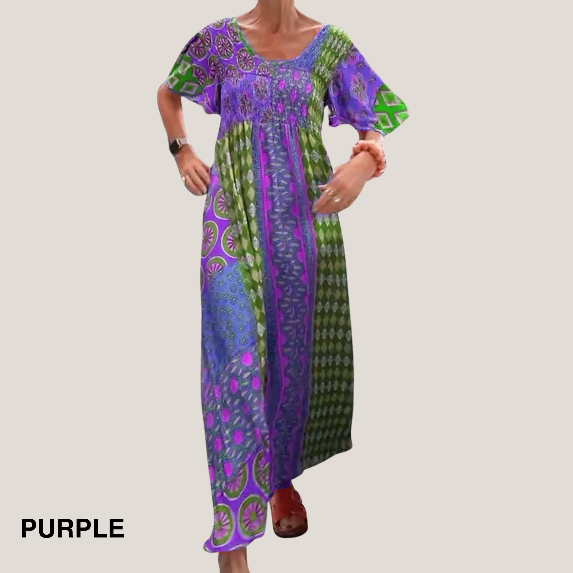 Chic Paisley Midi Dress for any occasion