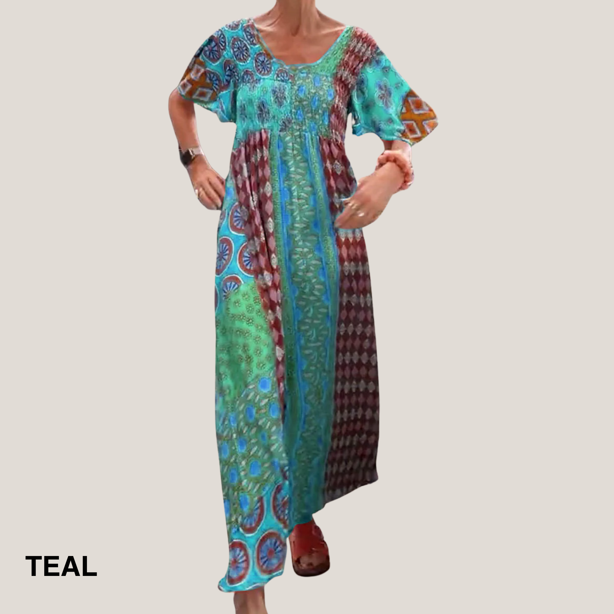 Chic Paisley Midi Dress for any occasion