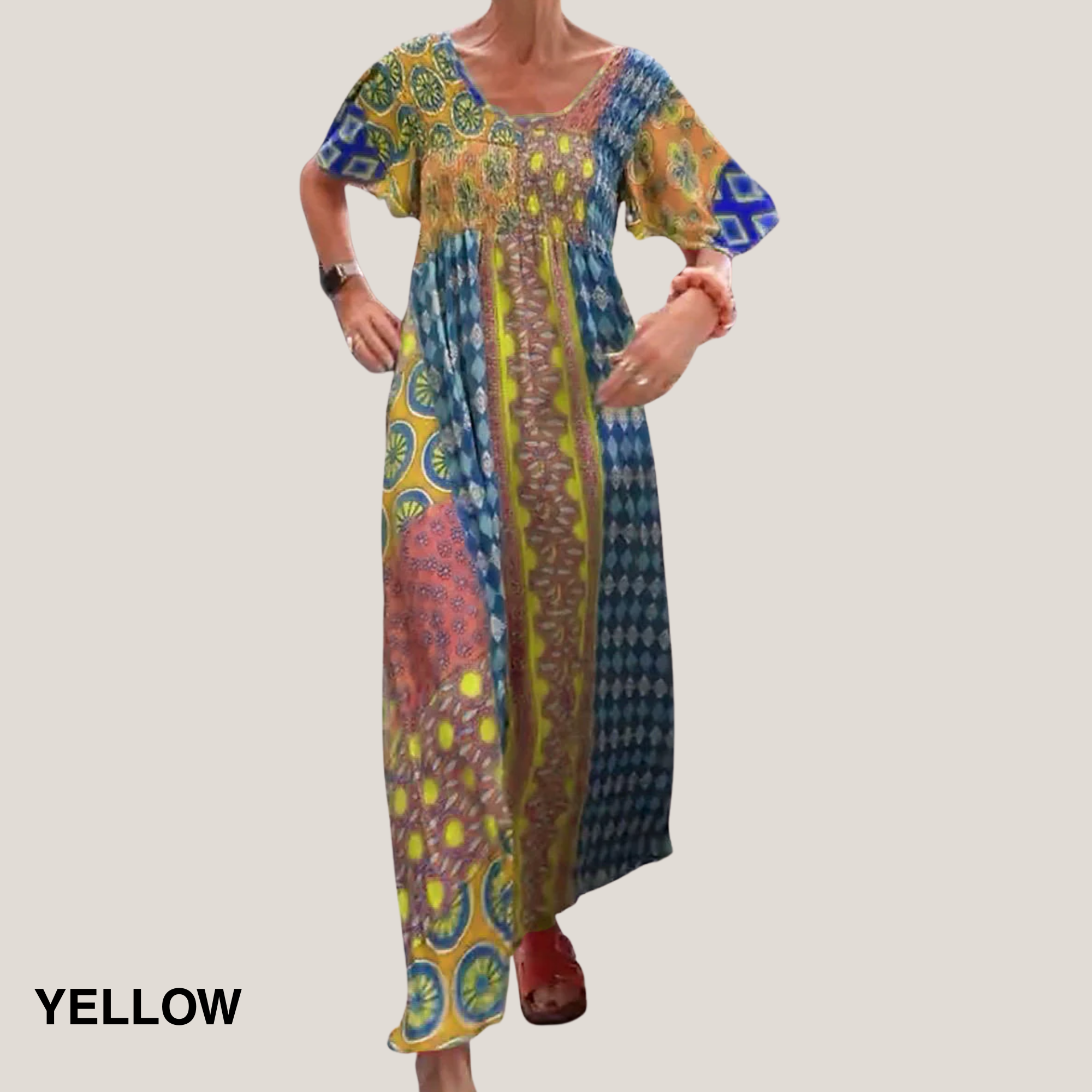 Chic Paisley Midi Dress for any occasion