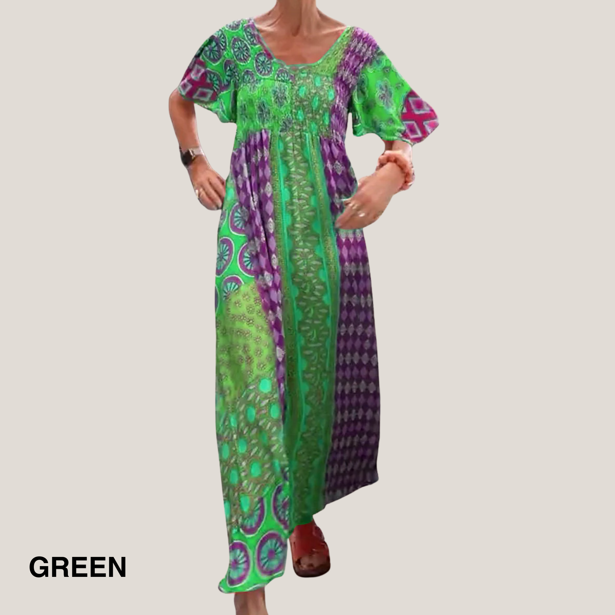 Chic Paisley Midi Dress for any occasion