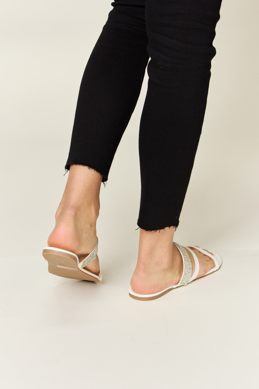 Women's Strappy Flat Sandals with Cushioned Sole for All-Day Comfort