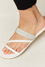 Women's Strappy Flat Sandals with Cushioned Sole for All-Day Comfort