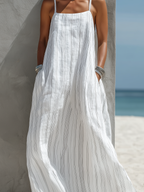 Sleeveless Multi-Stripe Dress | Everyday Style