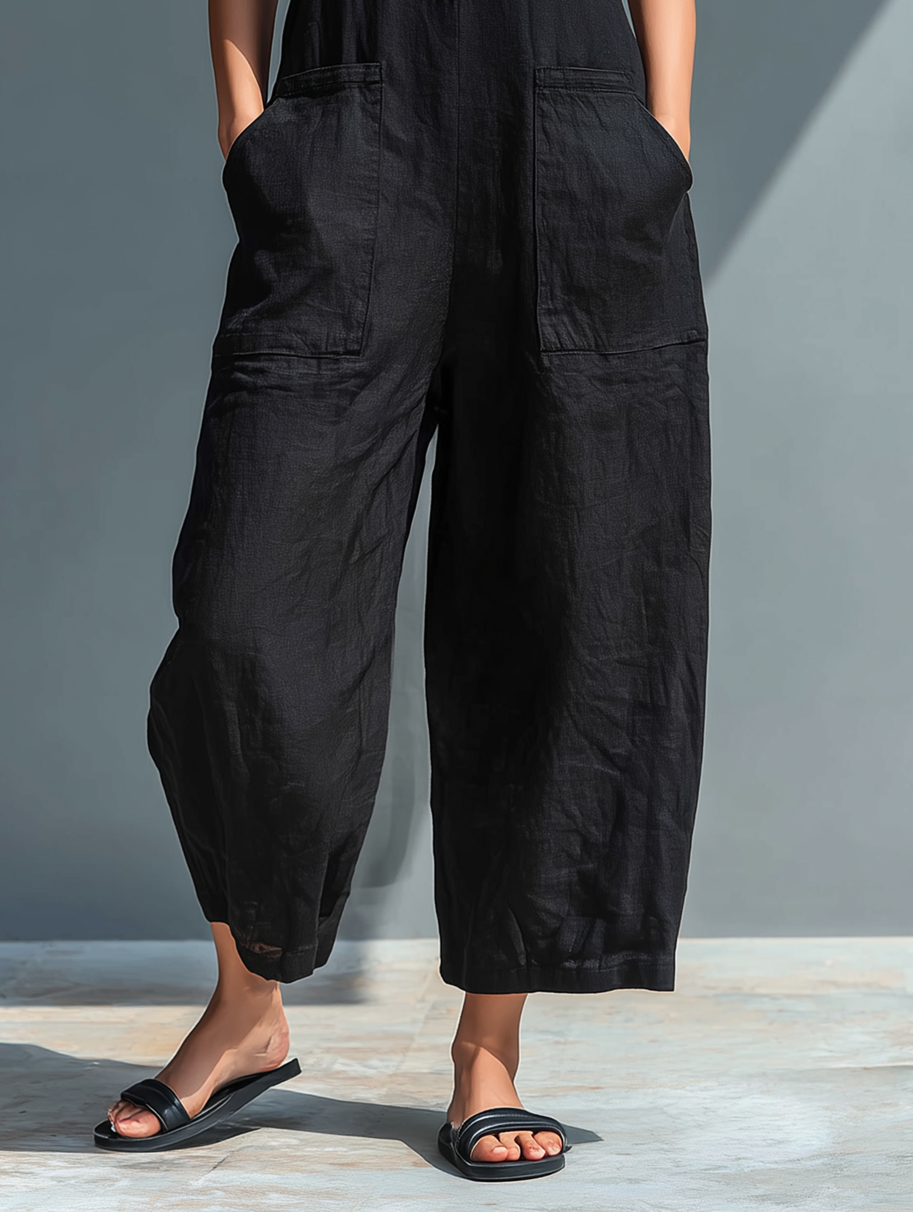 Women's Linen-Blend Jumpsuit | Relaxed & Everyday