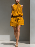 Linen Elegant Two-Piece Set for any occasion