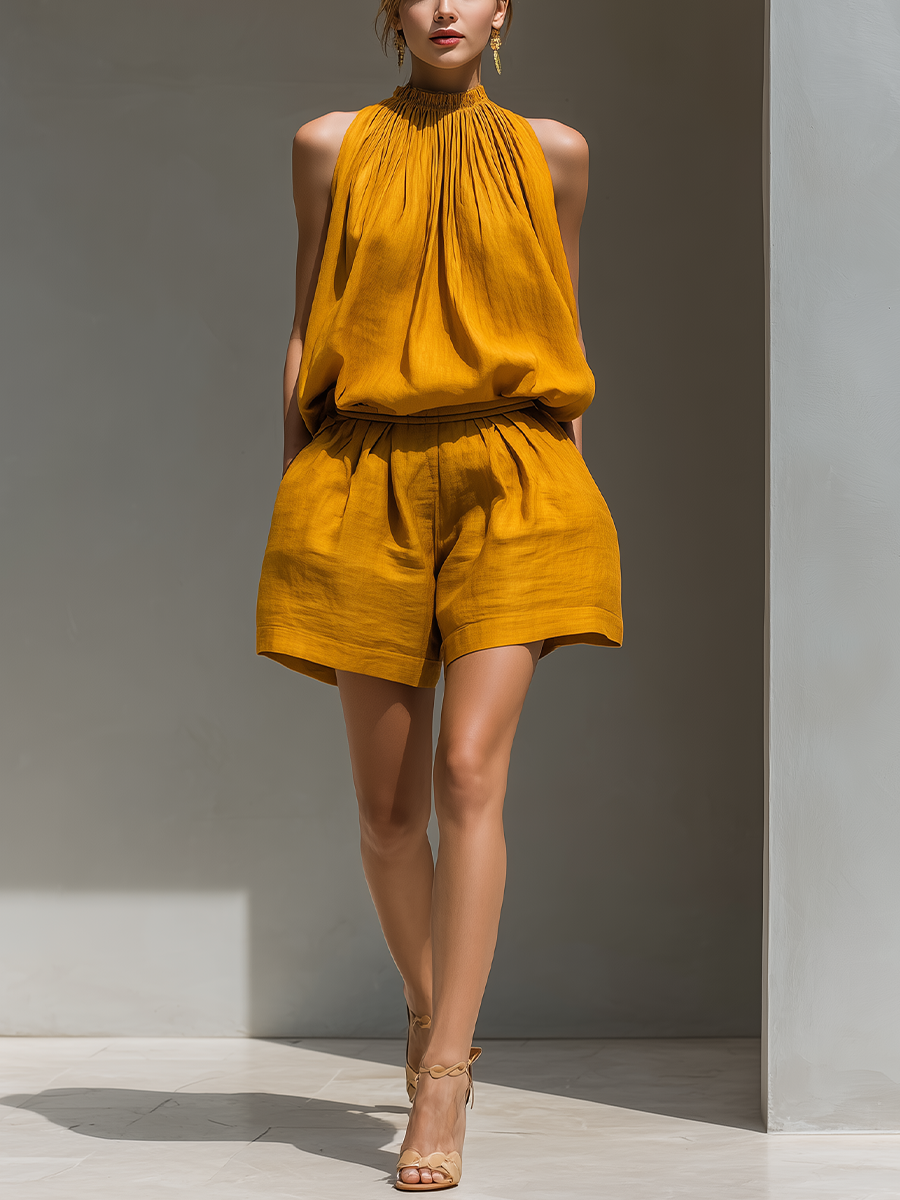 Linen Elegant Two-Piece Set for any occasion