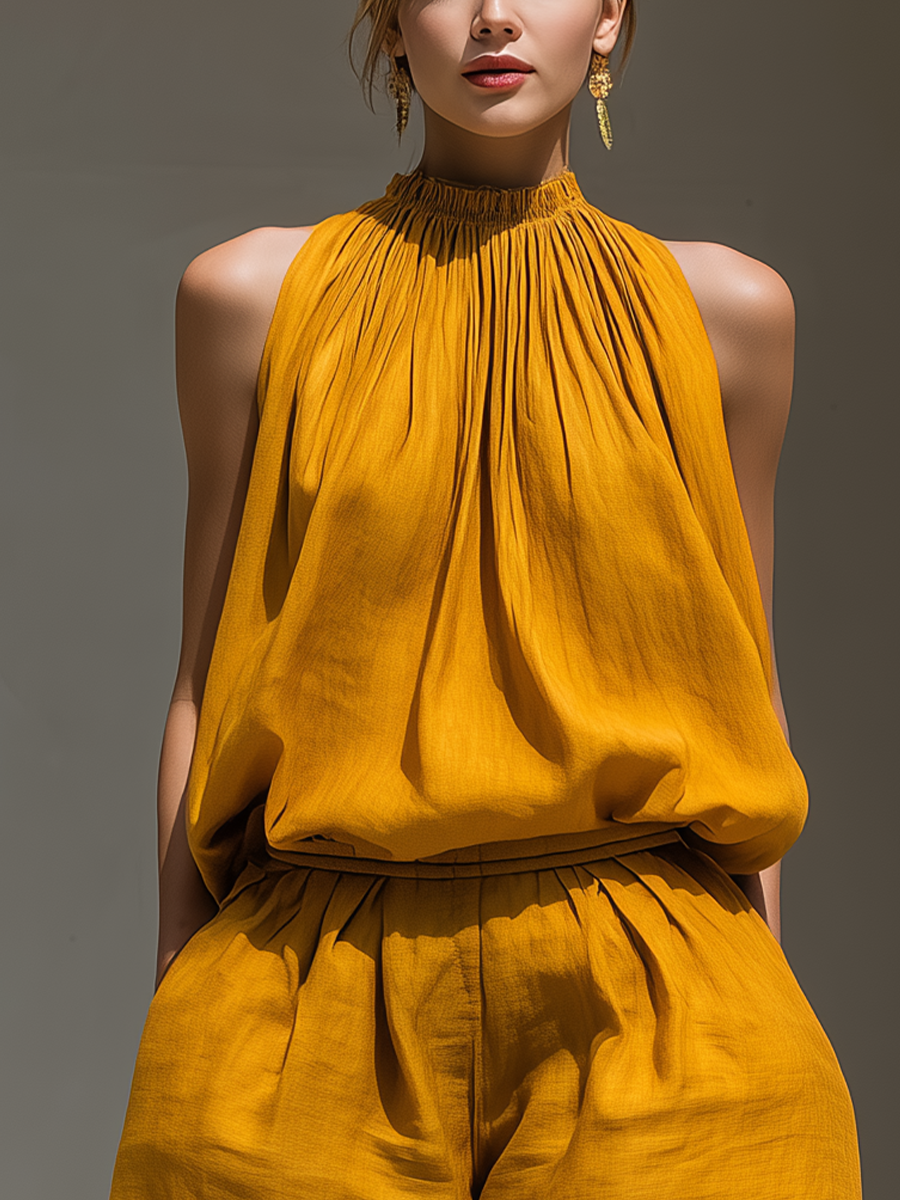 Linen Elegant Two-Piece Set for any occasion