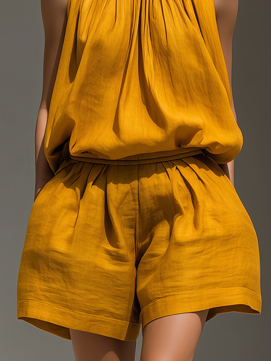 Linen Elegant Two-Piece Set for any occasion