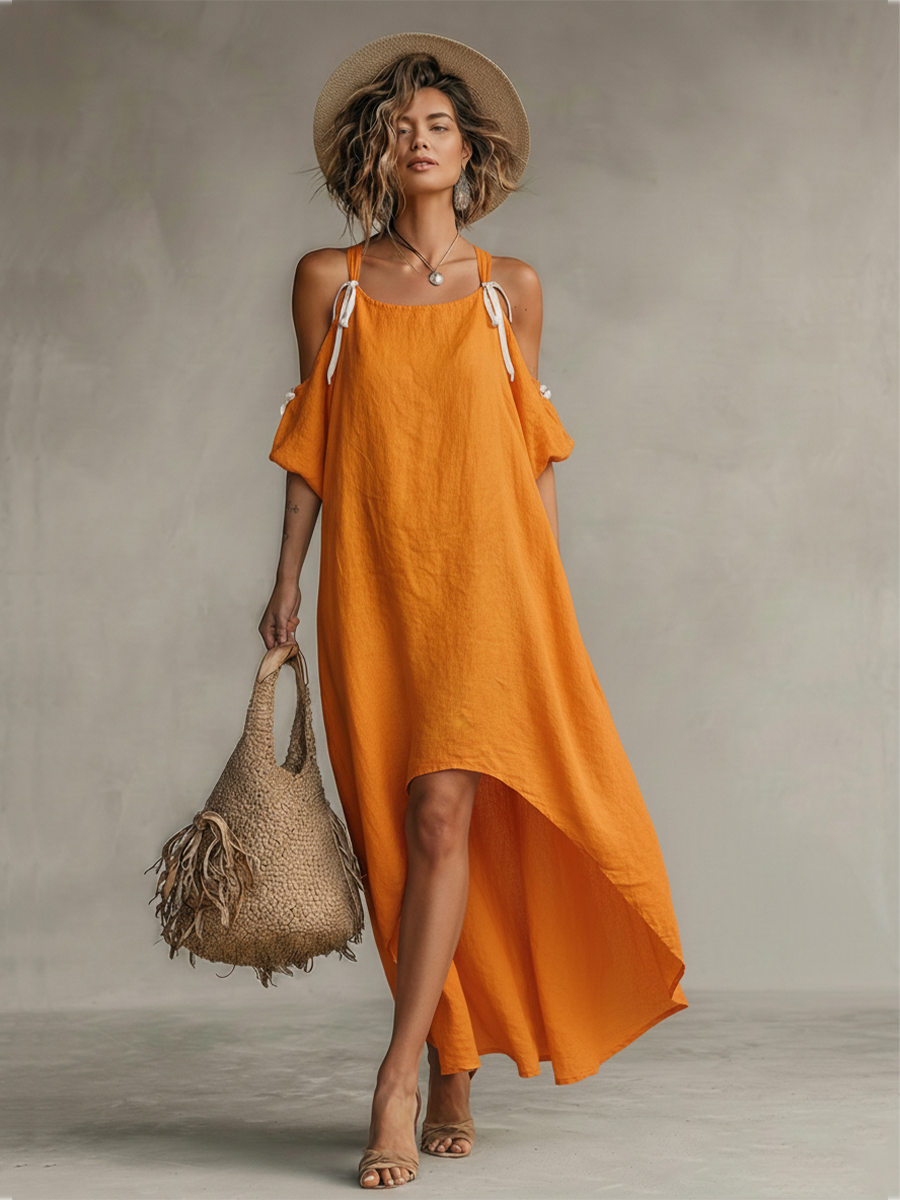 Chic Bohemian Print Dress for festivals and outdoor days