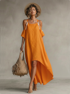 Chic Bohemian Print Dress for festivals and outdoor days