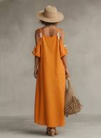 Chic Bohemian Print Dress for festivals and outdoor days