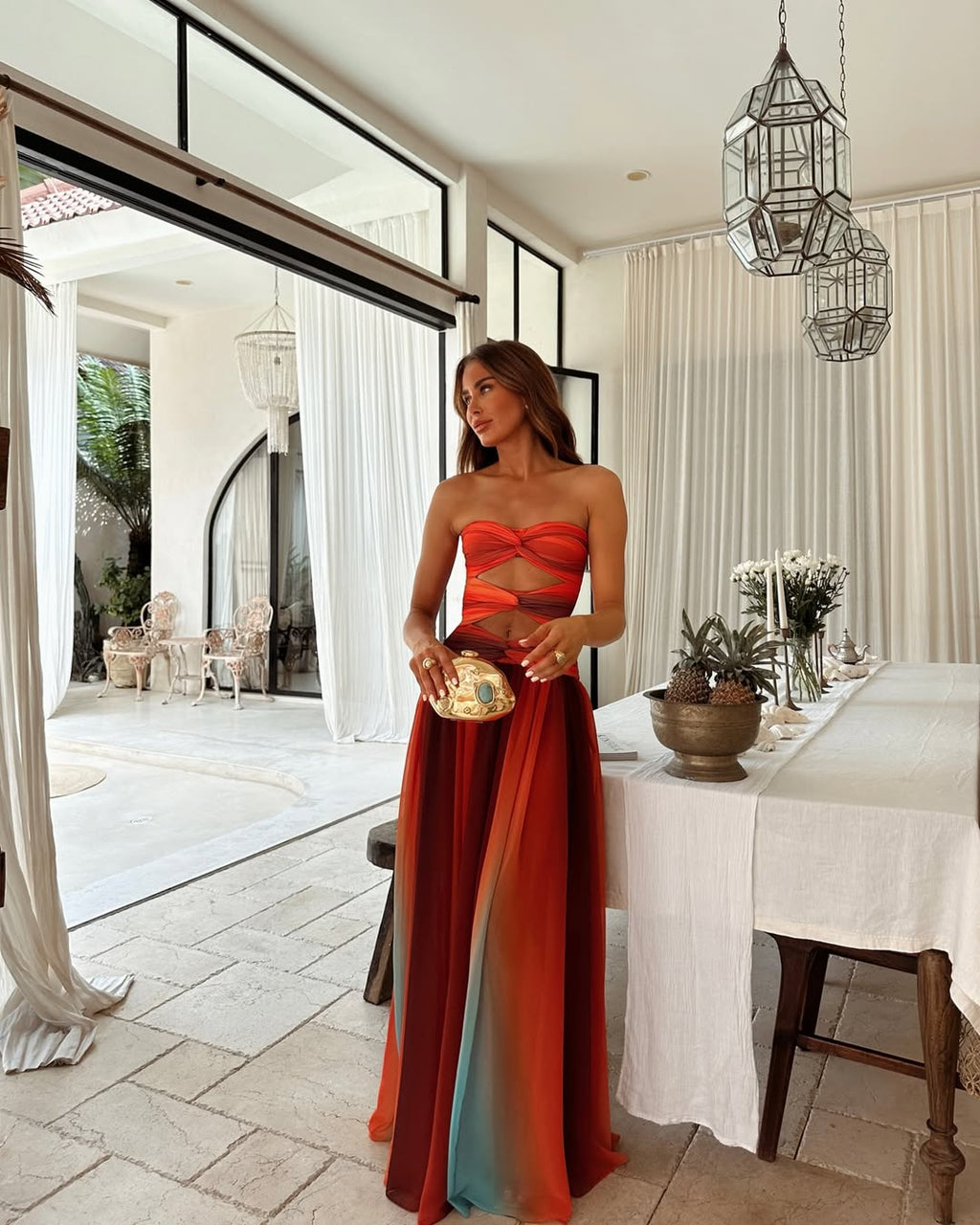 Wren Collection | Women's Maxi Dress with Strapless A-Line Design | Elegant Summer Style for Effortless Charm
