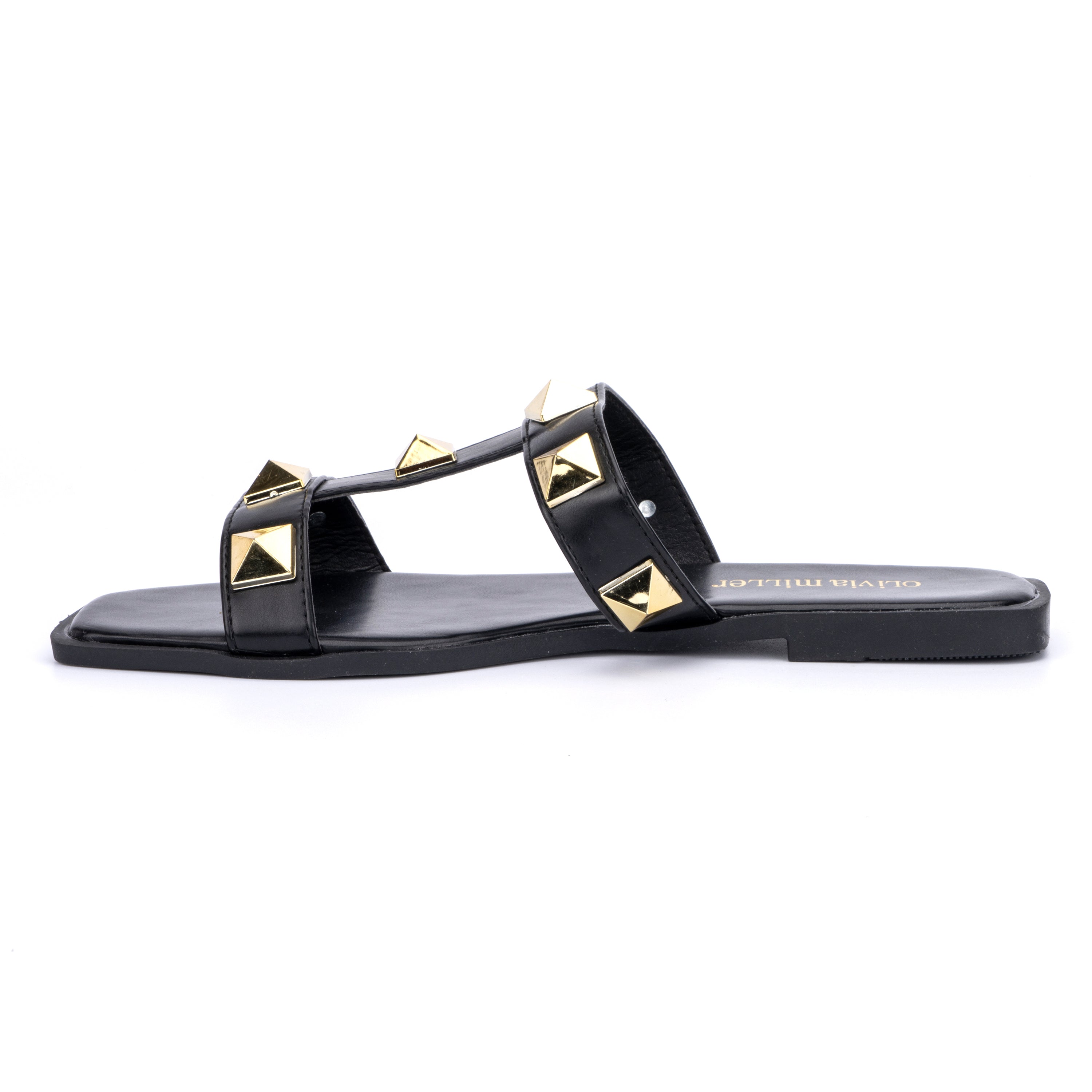 Women's Slip-On Flat Sandals with Cushioned Sole for All-Day Comfort